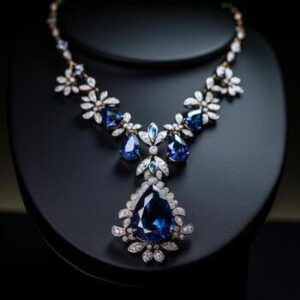 rhodium necklace